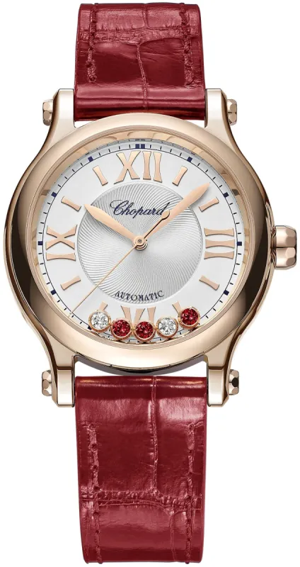 Chopard Happy Sport Rose Gold Watch made by Chopard