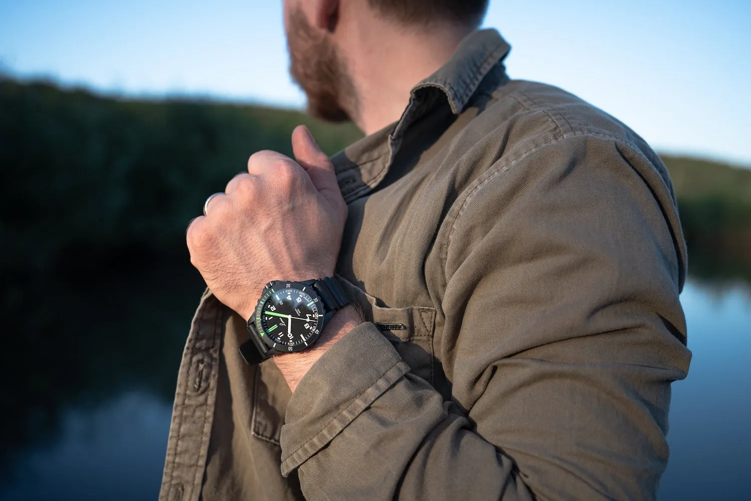 Laco Scorpion Mojave 39 DLC Rubber sold by Jura Watches product image thumbnail 3