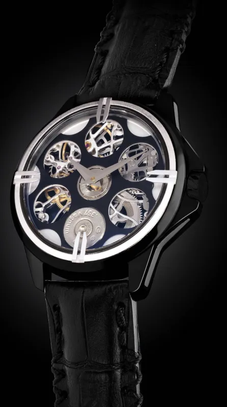 ArtyA Son of a Gun A1 Black & Grey Steel Target Limited Edition Watch sold by Jura Watches
