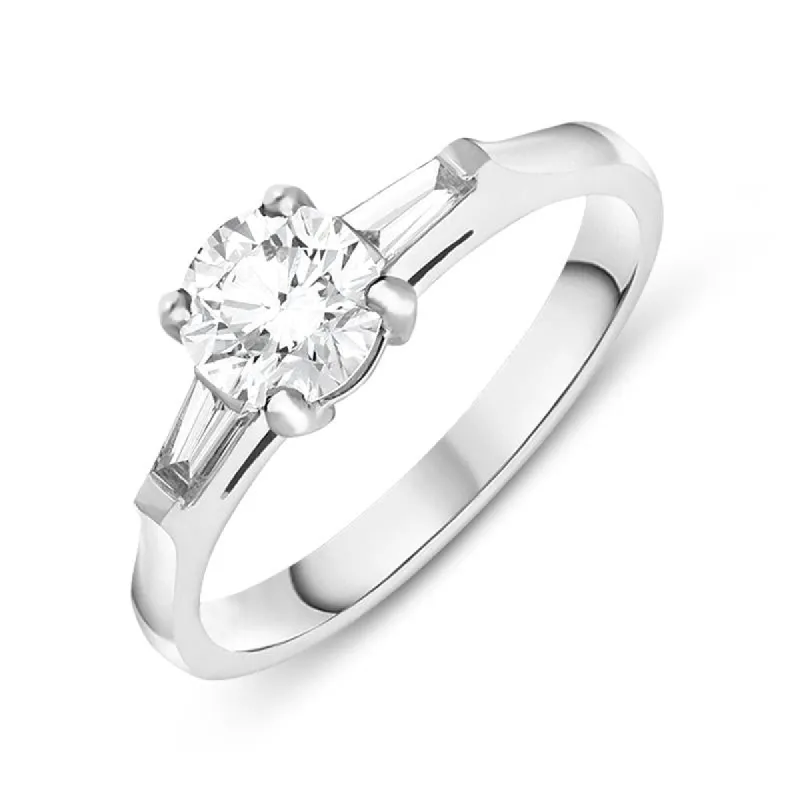 Platinum Diamond Trilogy Ring D sold by Jura Watches