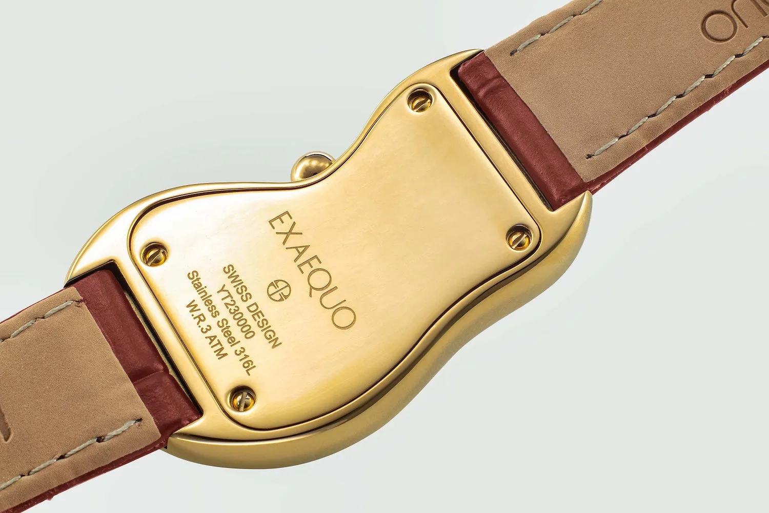 Exaequo Classic Melting Watch PVD Yellow Gold Gold Dial Watch sold by Jura Watches product image thumbnail 4