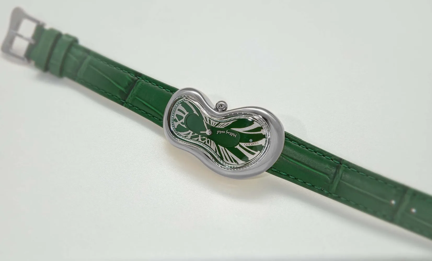 Exaequo Classic Melting Watch SS Green Dial Watch sold by Jura Watches product image thumbnail 5