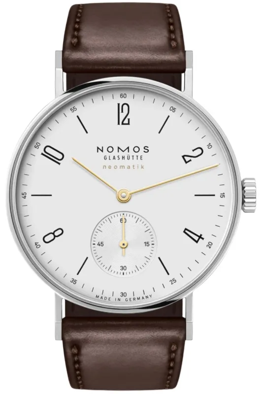 Nomos Glashutte Tangente Neomatik Dore Sapphire Crystal Watch sold by Jura Watches