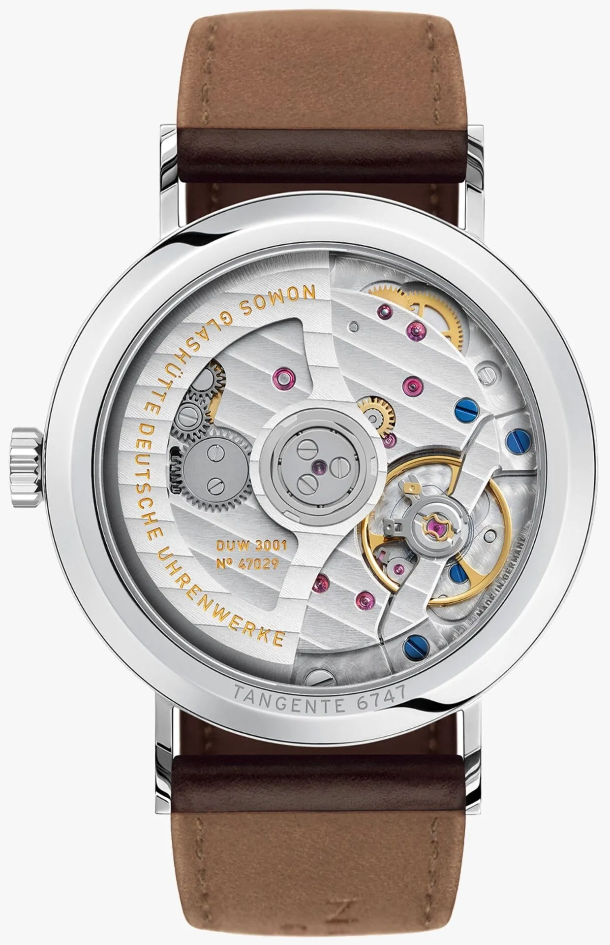 Nomos Glashutte Tangente Neomatik Dore Sapphire Crystal Watch sold by Jura Watches product image thumbnail 2