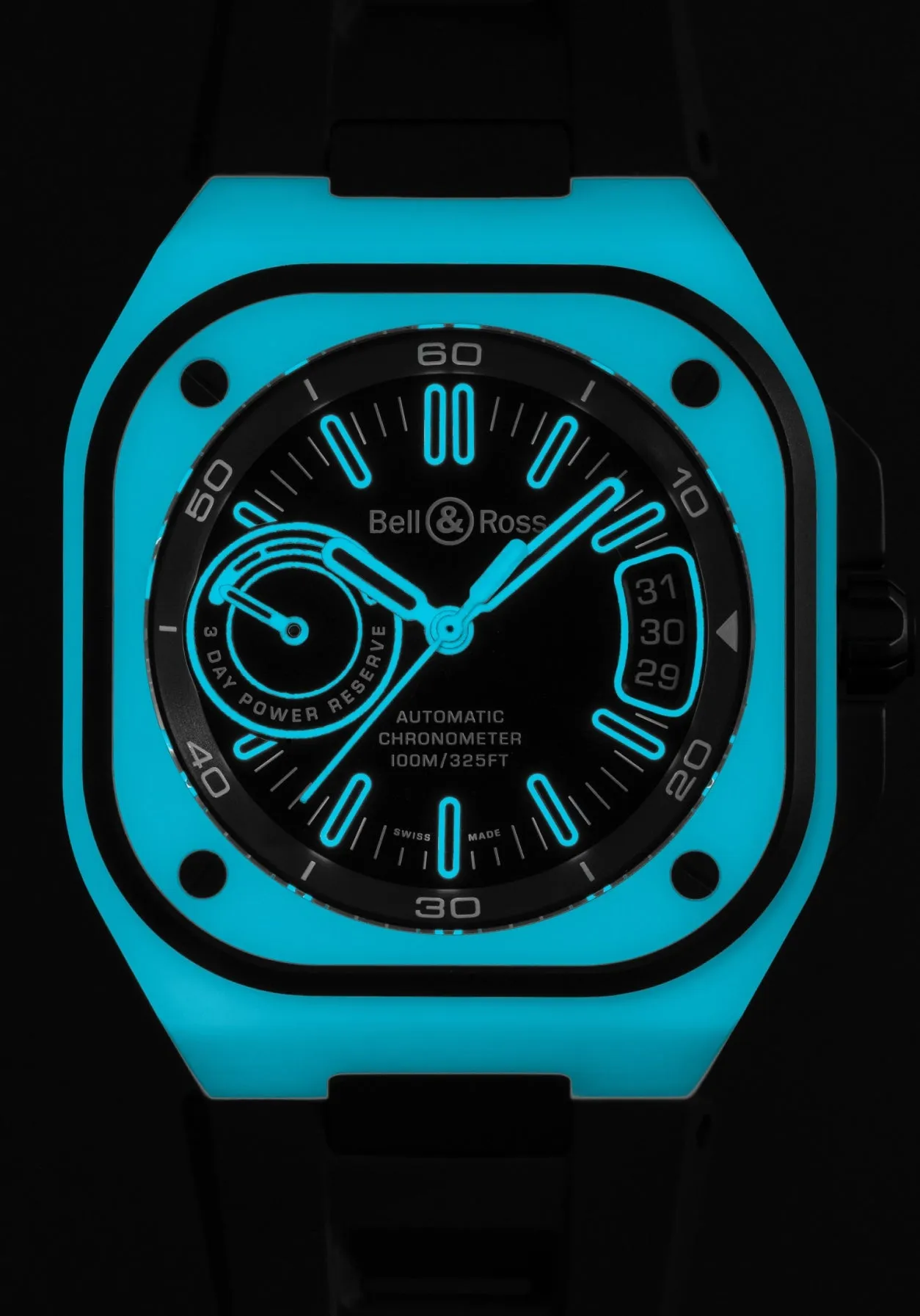 Bell & Ross BR X5 Blue LUM Limited Edition Watch sold by Jura Watches product image thumbnail 2