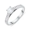 18ct White Gold 0.70ct Diamond Brilliant Cut Solitaire Ring sold by Jura Watches