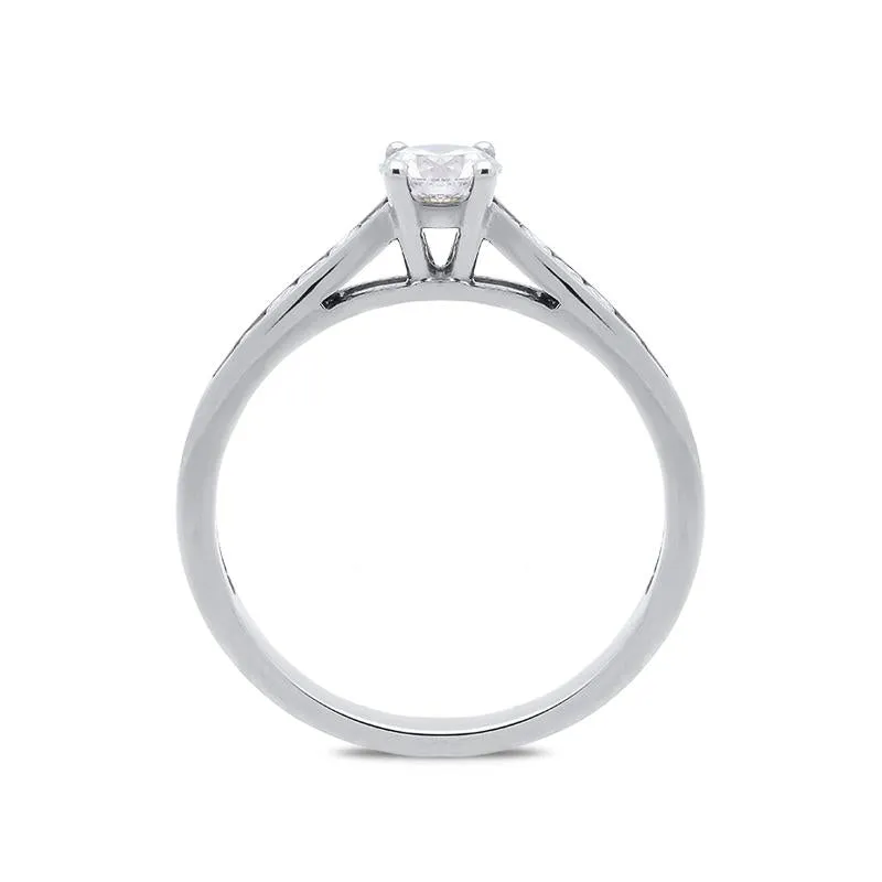 18ct White Gold 0.70ct Diamond Brilliant Cut Solitaire Ring sold by Jura Watches product image thumbnail 2