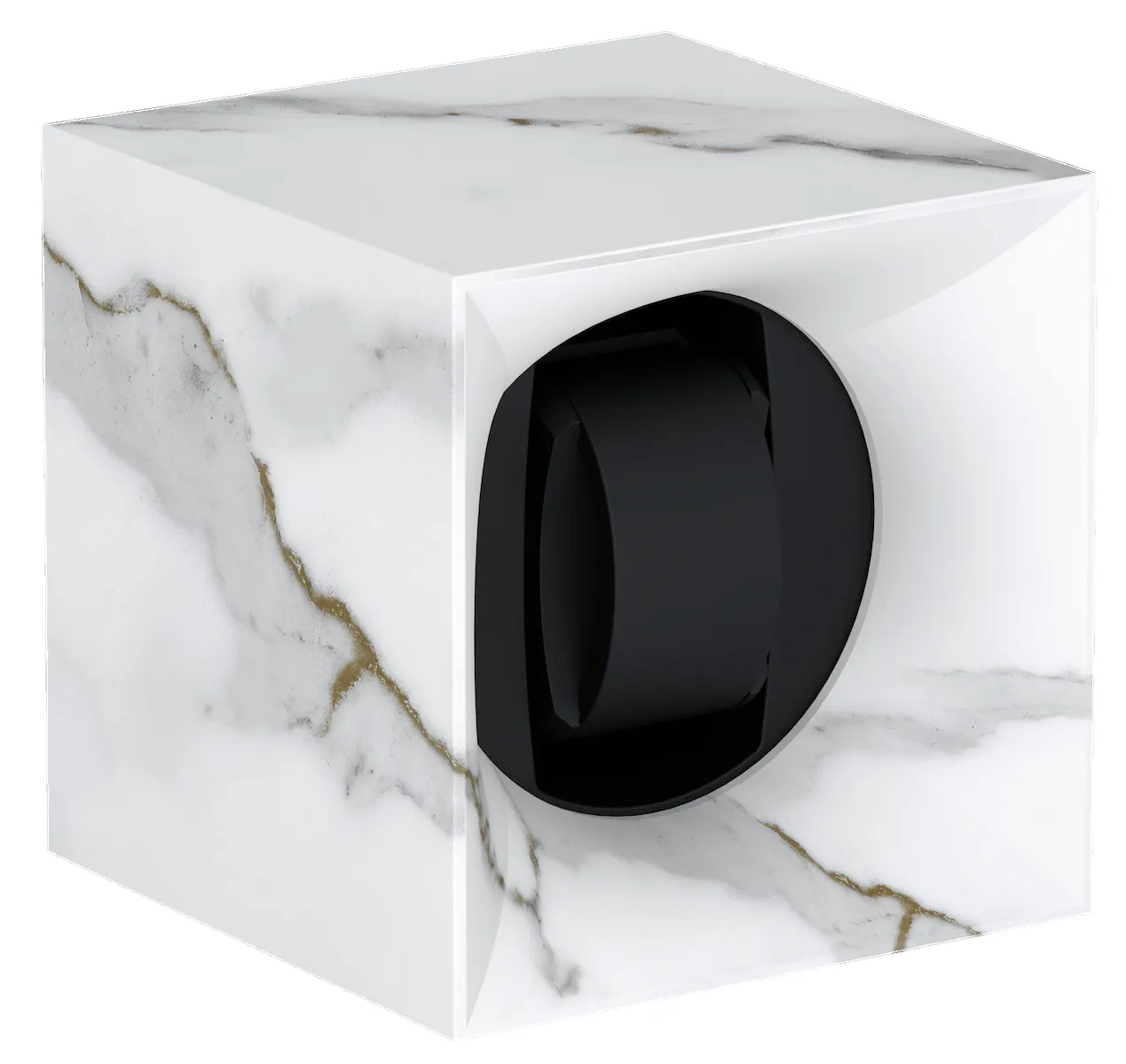 Swiss Kubik Watch Winder Single Startbox Metamorphik Carrara sold by Jura Watches