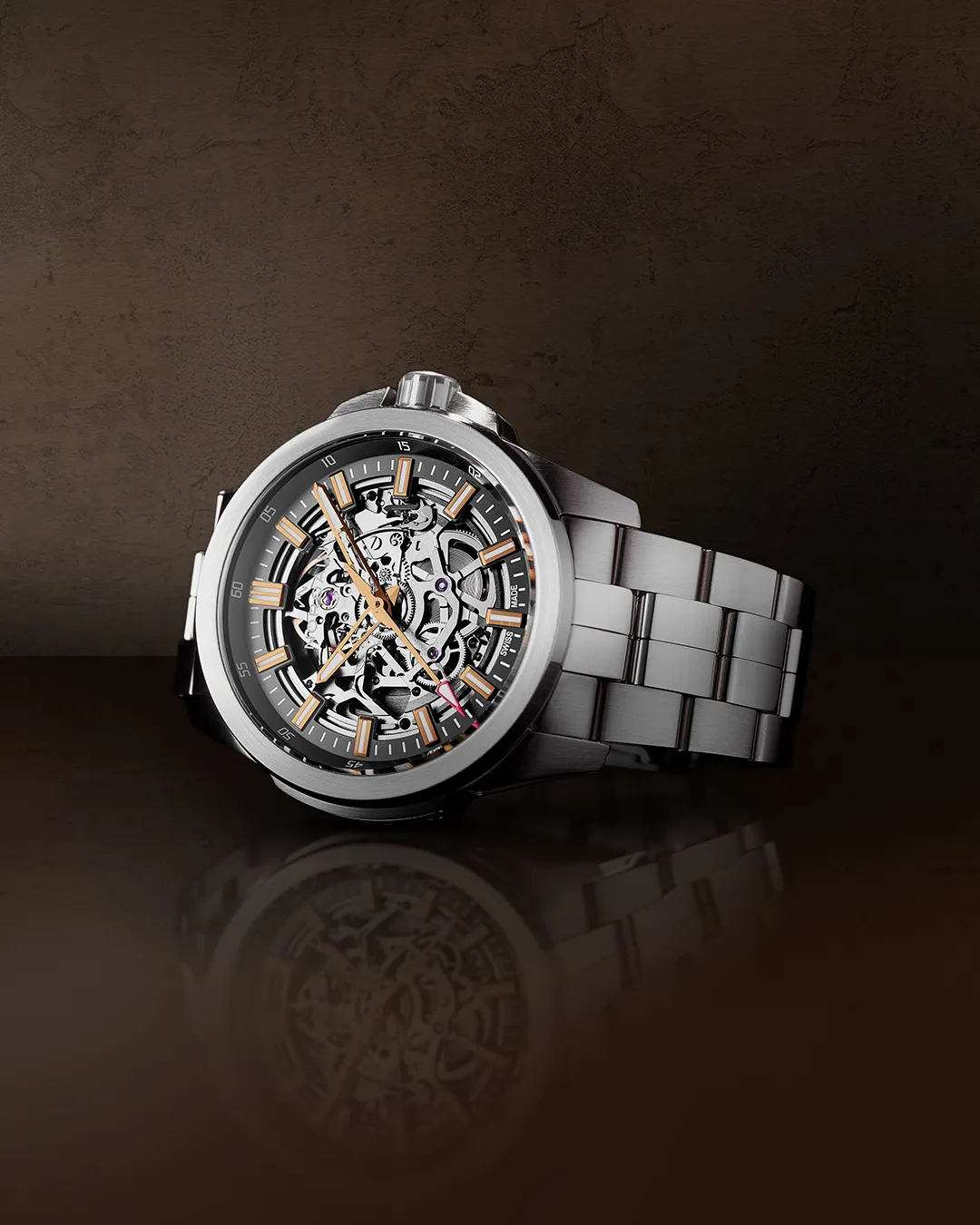 Norqain Independence Skeleton 42mm Grey Bracelet Watch sold by Jura Watches product image thumbnail 2