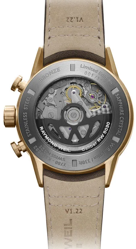 Raymond Weil Freelancer Chronograph Bronze Limited Edition sold by Jura Watches product image thumbnail 2