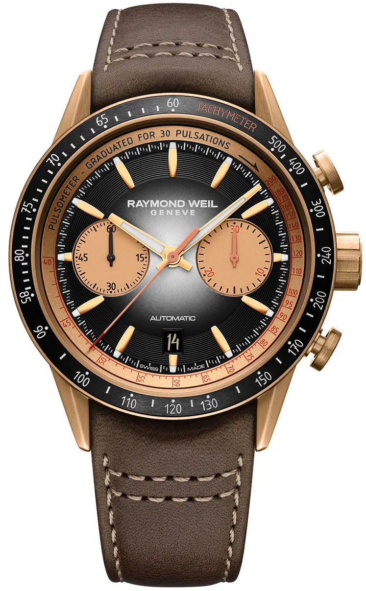 Raymond Weil Freelancer Chronograph Bronze Limited Edition sold by Jura Watches