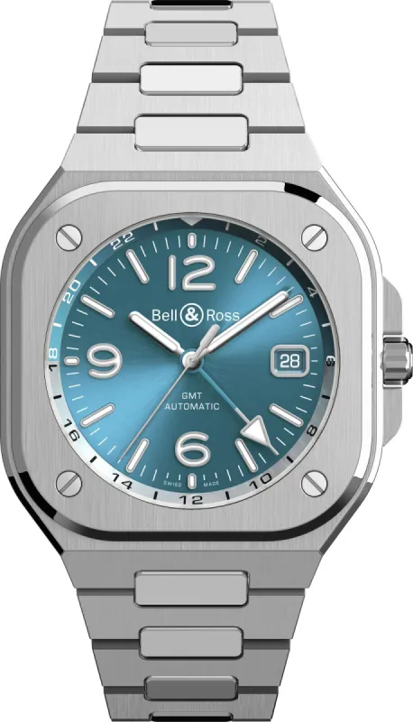 Bell & Ross BR 05 GMT Sky Blue Bracelet Watch sold by Jura Watches