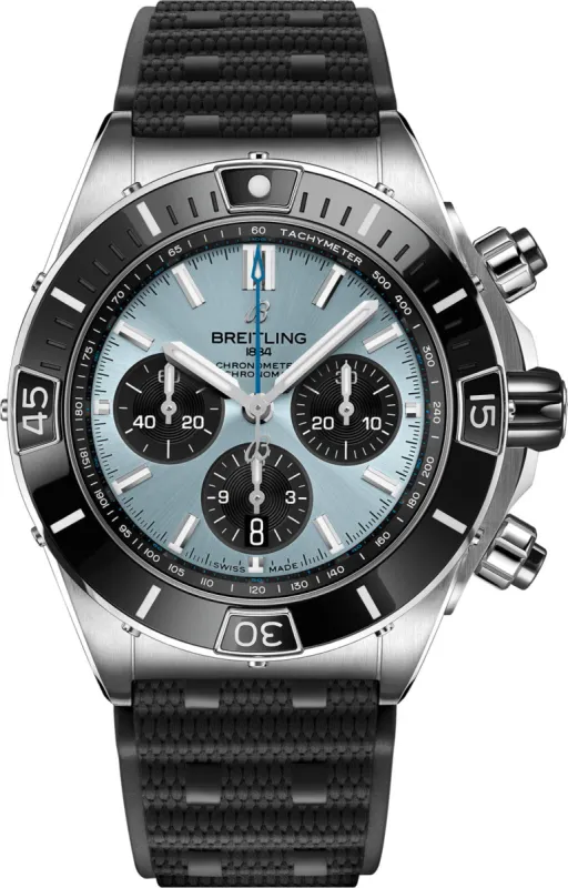 Breitling Super Chronomat B01 44 Ice Blue Watch made by Breitling