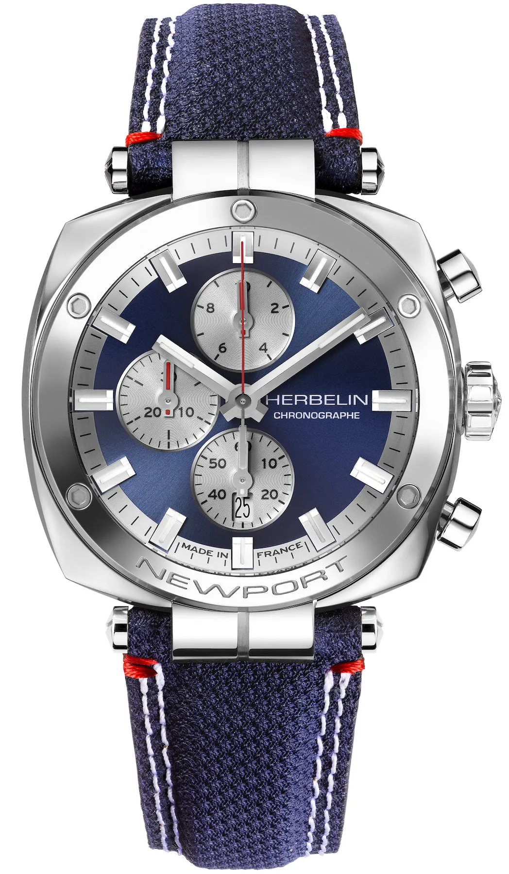 Herbelin Newport Heritage Chronograph Watch sold by Jura Watches