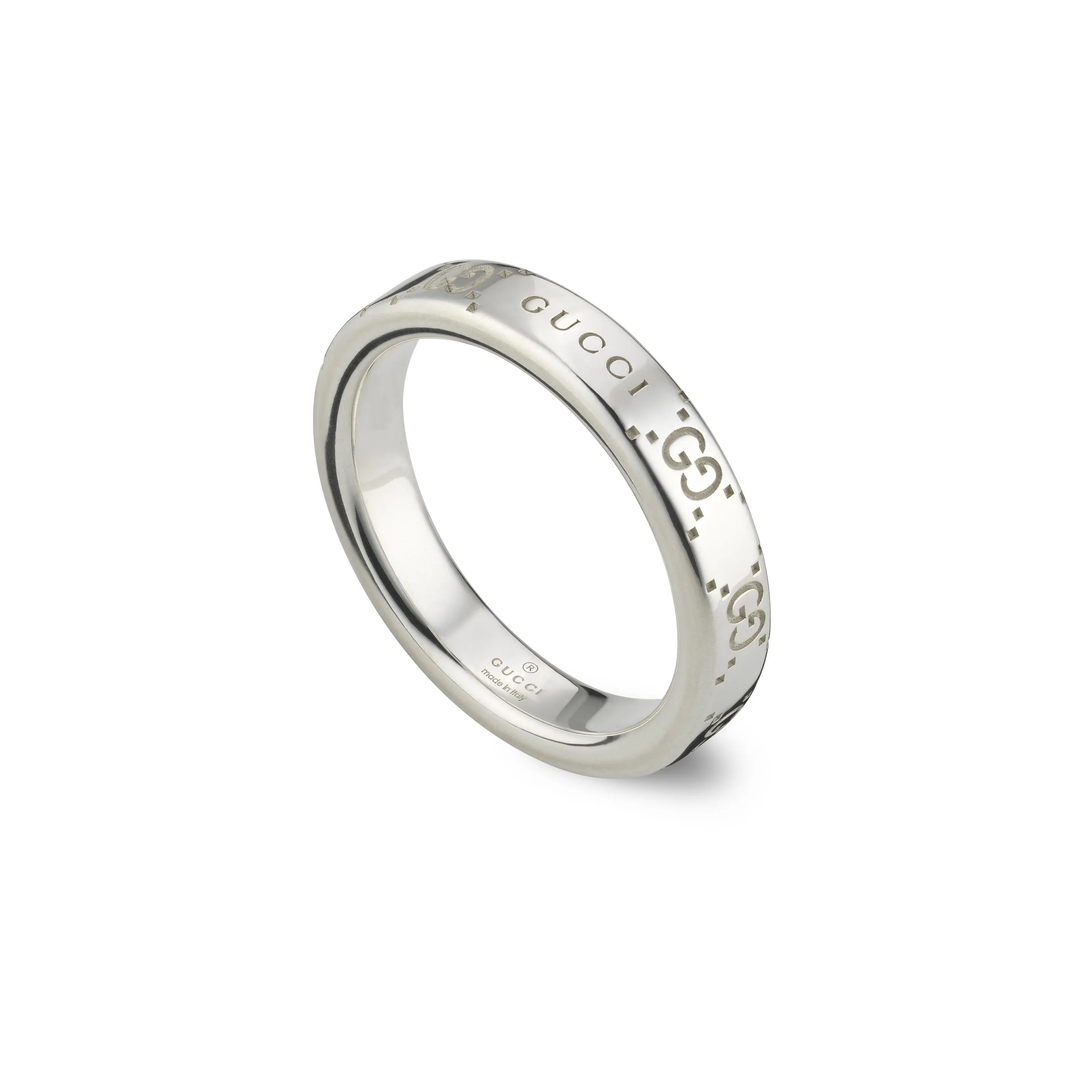 Gucci Signature Sterling Silver GG Ring D sold by Jura Watches
