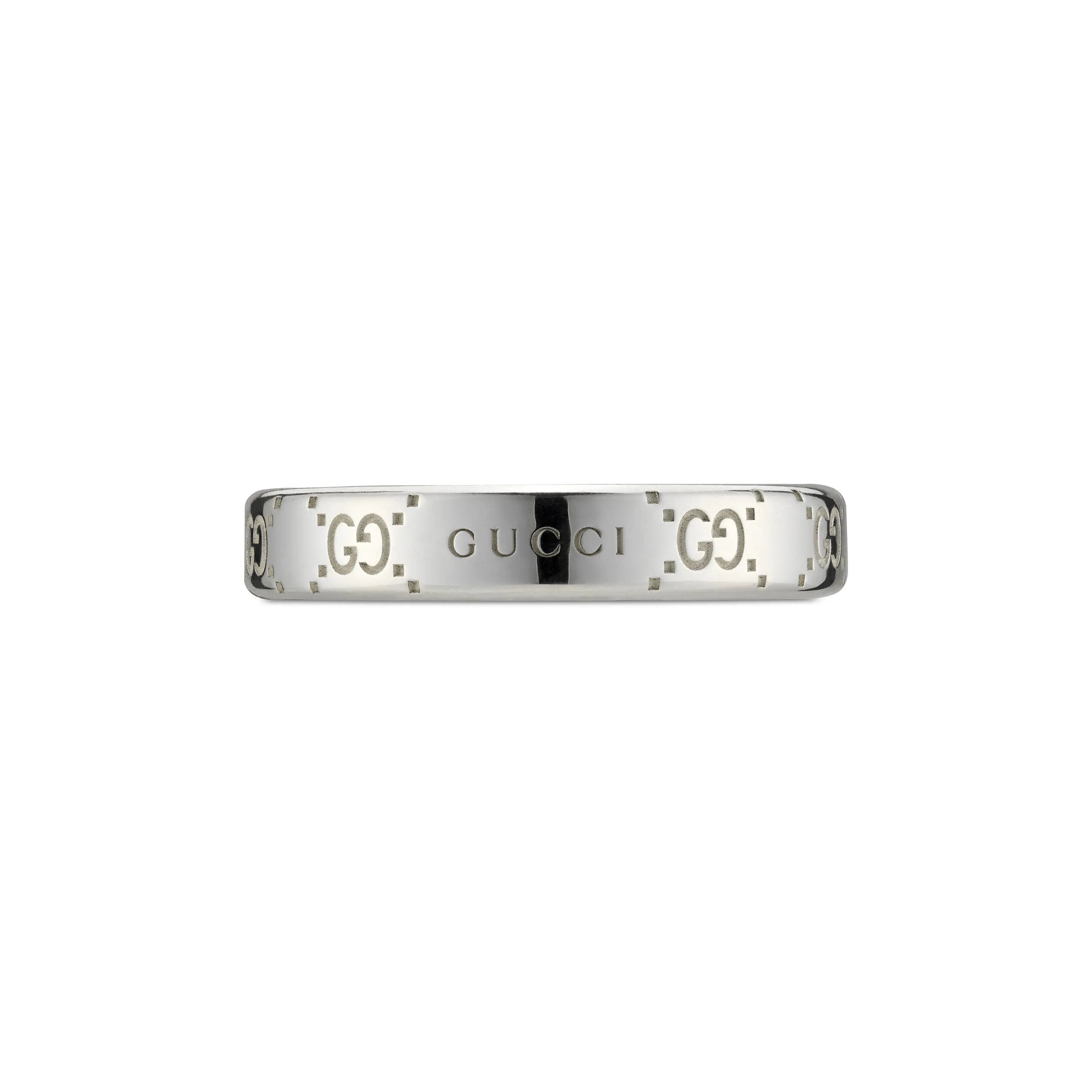 Gucci Signature Sterling Silver GG Ring D sold by Jura Watches product image thumbnail 2