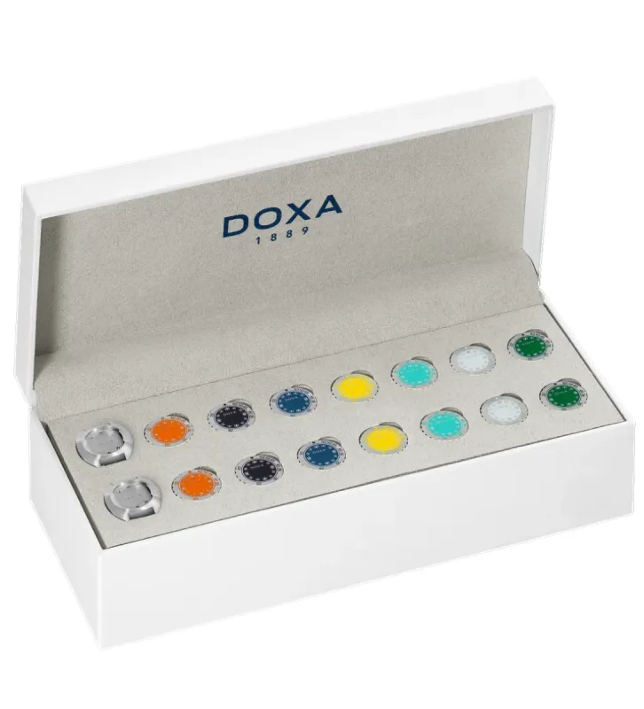 Doxa Cufflinks SUB Set made by Jura Watches