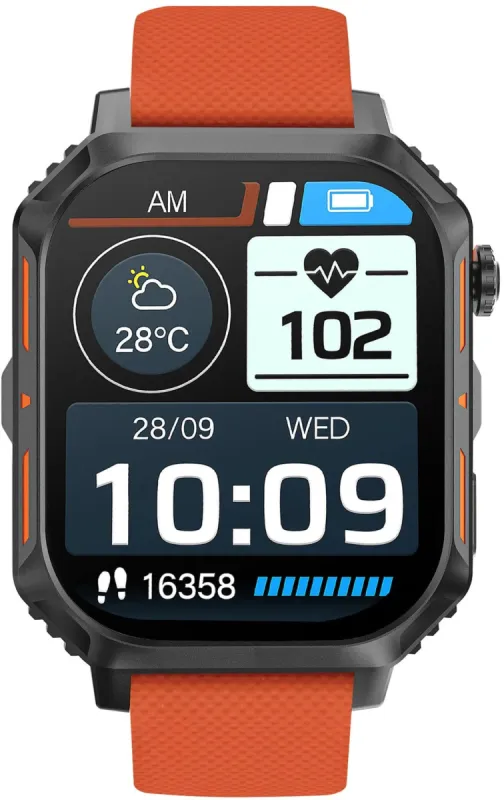 Storm S-Max Orange Silicon Smart Watch made by Storm