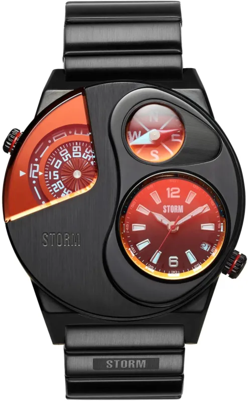 Storm Navitrek Slate Red Watch made by Storm