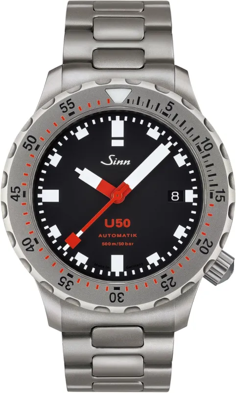 Sinn U50 Tegimented H Link Bracelet sold by Jura Watches