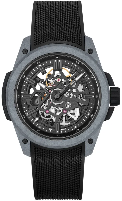 Norqain Wild ONE Skeleton Grey Watch made by Jura Watches