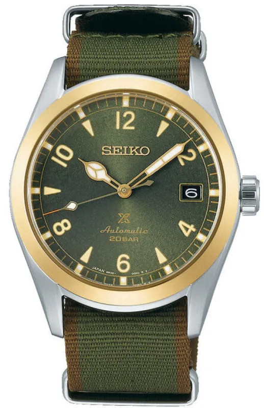 Seiko Prospex Alpinist Sunbeam Forest Mens D sold by Jura Watches
