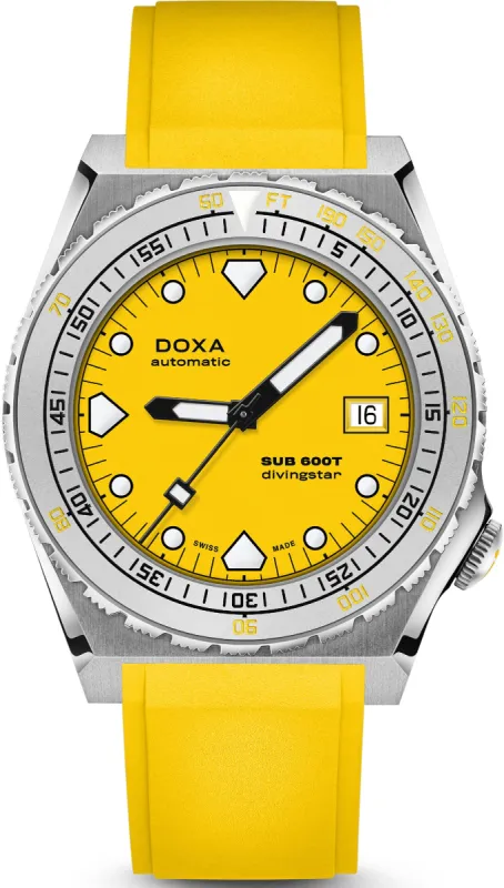 Doxa SUB 600T Divingstar Rubber D sold by Jura Watches