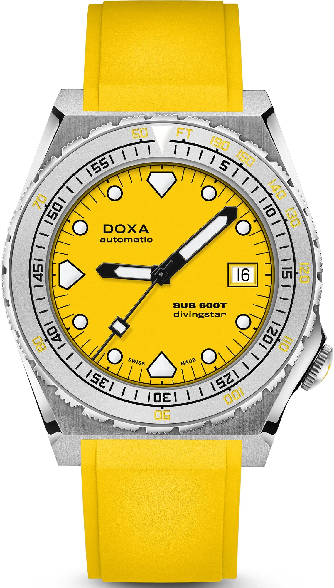 Doxa SUB 600T Divingstar Rubber D sold by Jura Watches