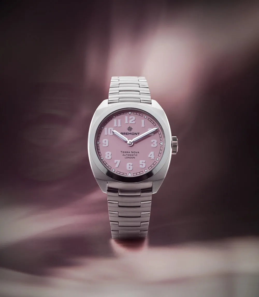 Bremont Terra Nova 38mm Pink Limited Edition Watch sold by Jura Watches product image thumbnail 5