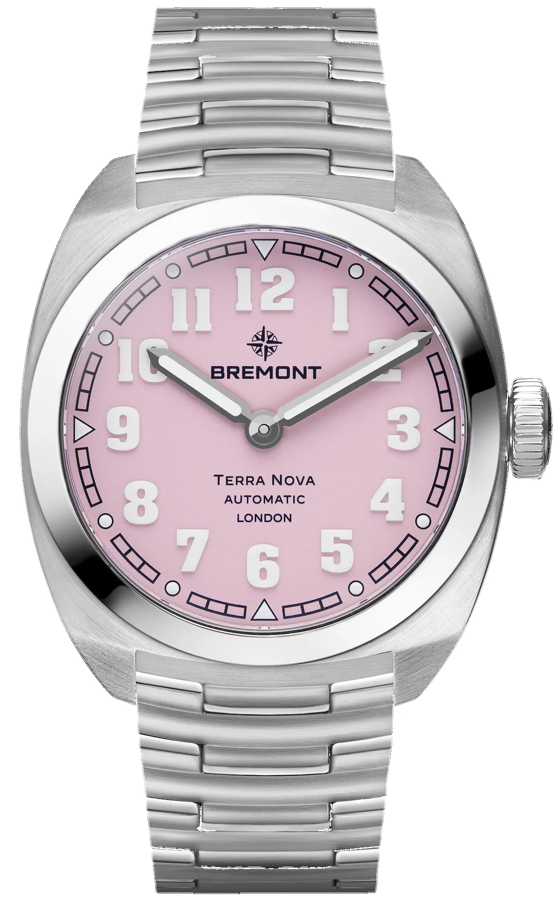 Bremont Terra Nova 38mm Pink Limited Edition Watch sold by Jura Watches