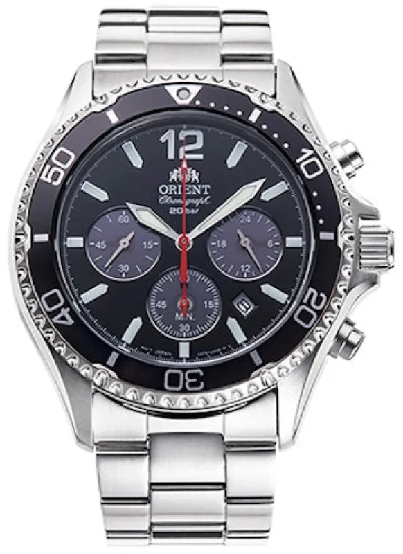 Orient Mako Solar Chrono Watch sold by Jura Watches