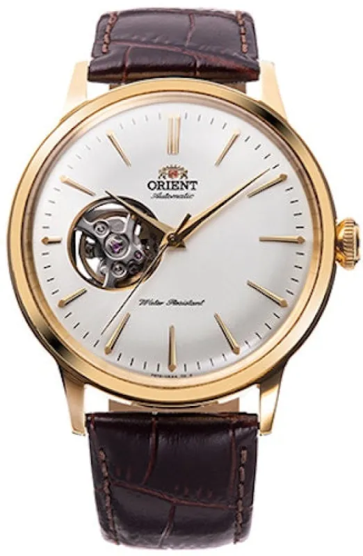 Orient Bambino Open Heart Watch sold by Jura Watches
