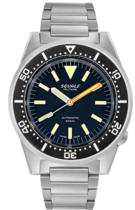 Squale 1521 Militaire Blasted Bracelet Watch sold by Jura Watches