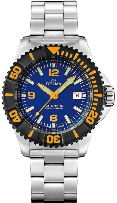 Delma Blue Shark IV Blue Limited Edition Watch sold by Jura Watches