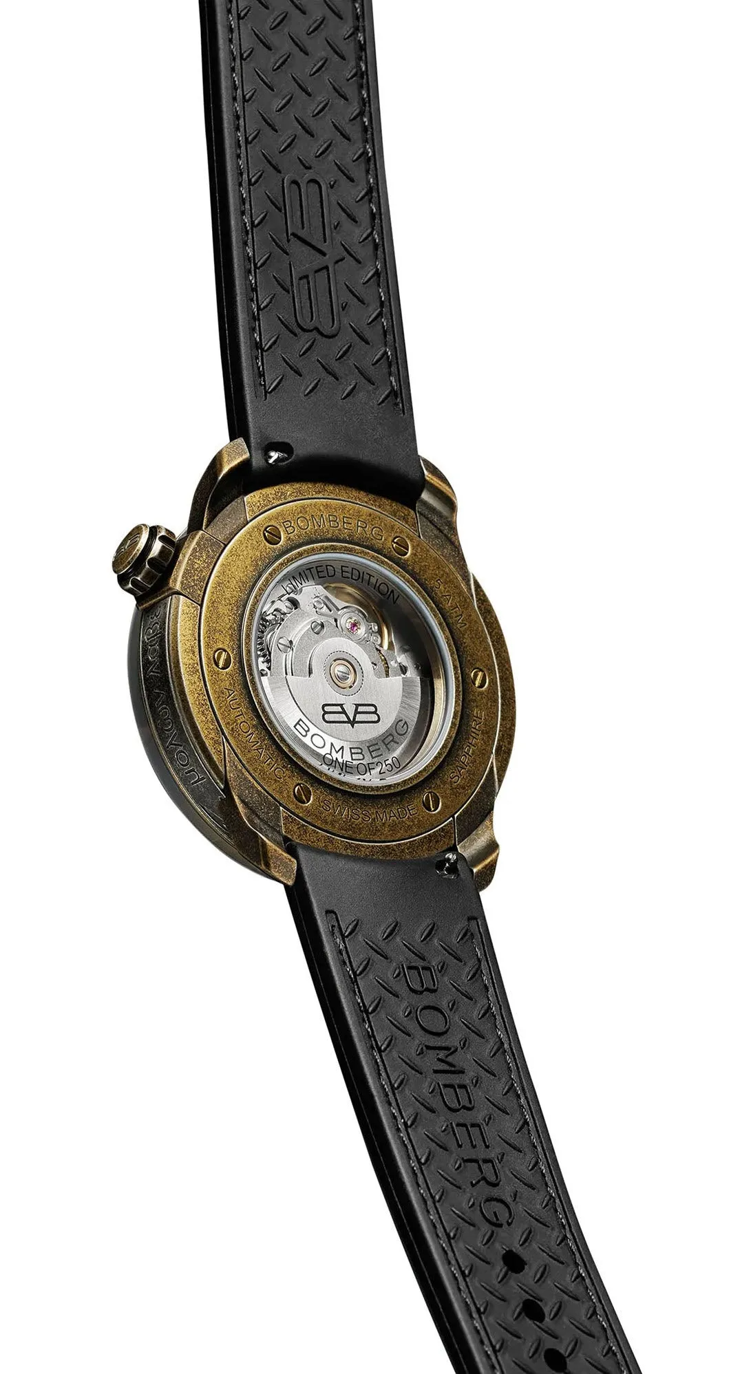 Bomberg Watch BB-01 Auto Spartan Red Black Limited Edition sold by Jura Watches product image thumbnail 2