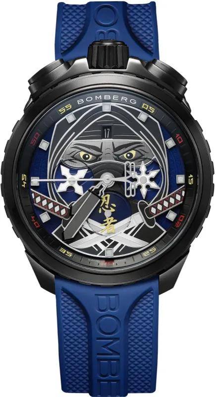 Bomberg Bolt-68 Ninja Blue Limited Edition Watch sold by Jura Watches