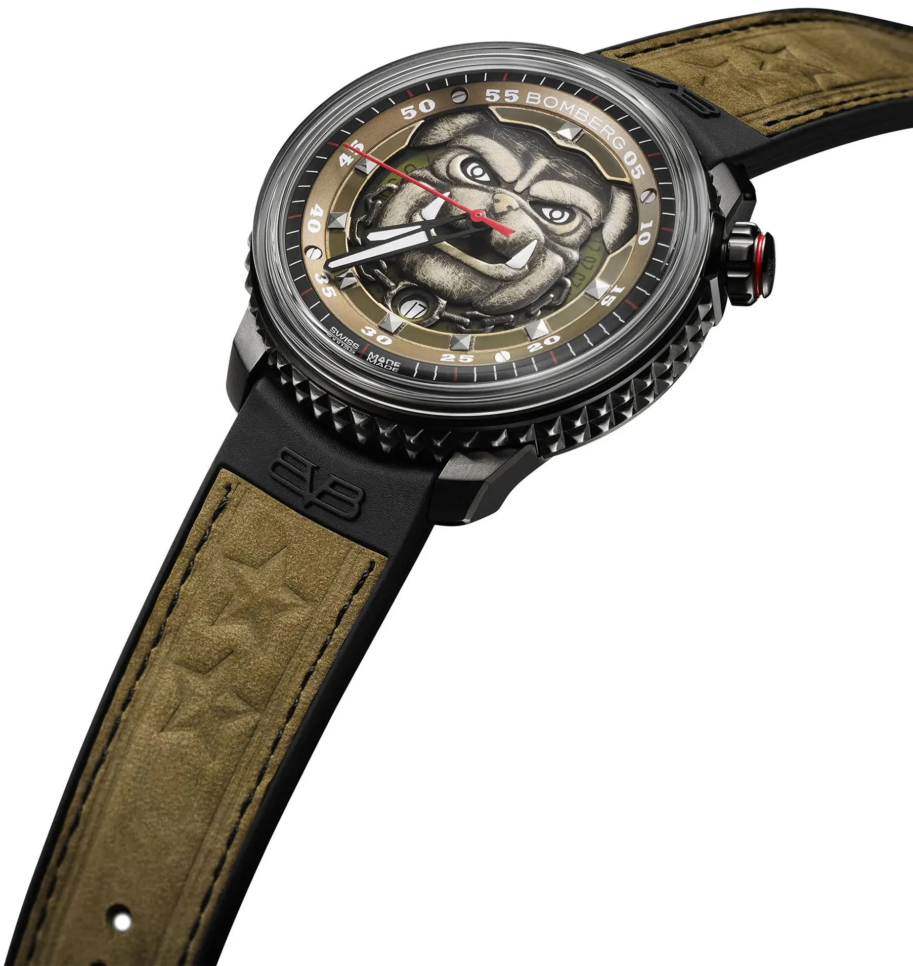 Bomberg BB-01 Auto Military Bulldog Limited Edition Watch sold by Jura Watches product image thumbnail 5