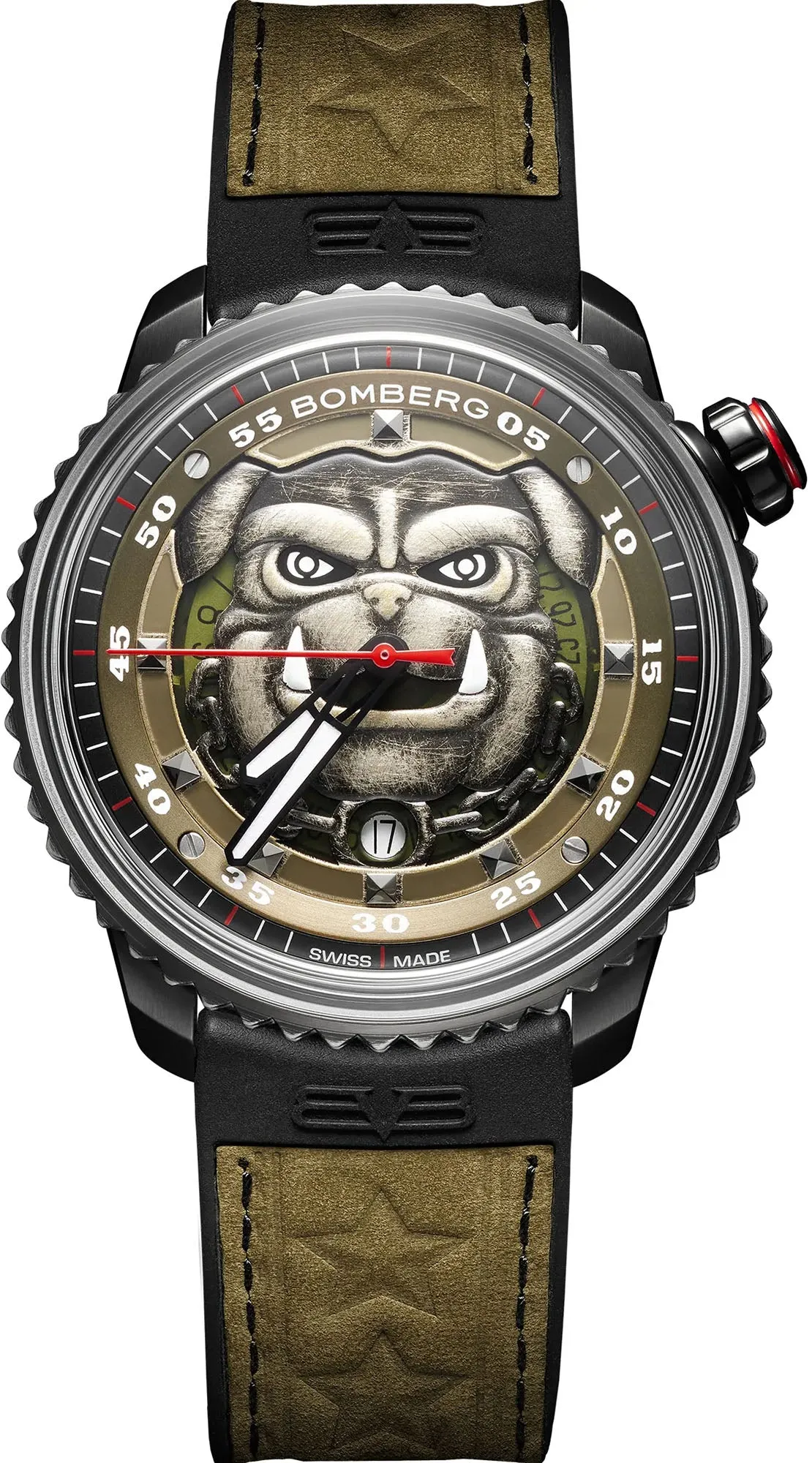 Bomberg BB-01 Auto Military Bulldog Limited Edition Watch sold by Jura Watches