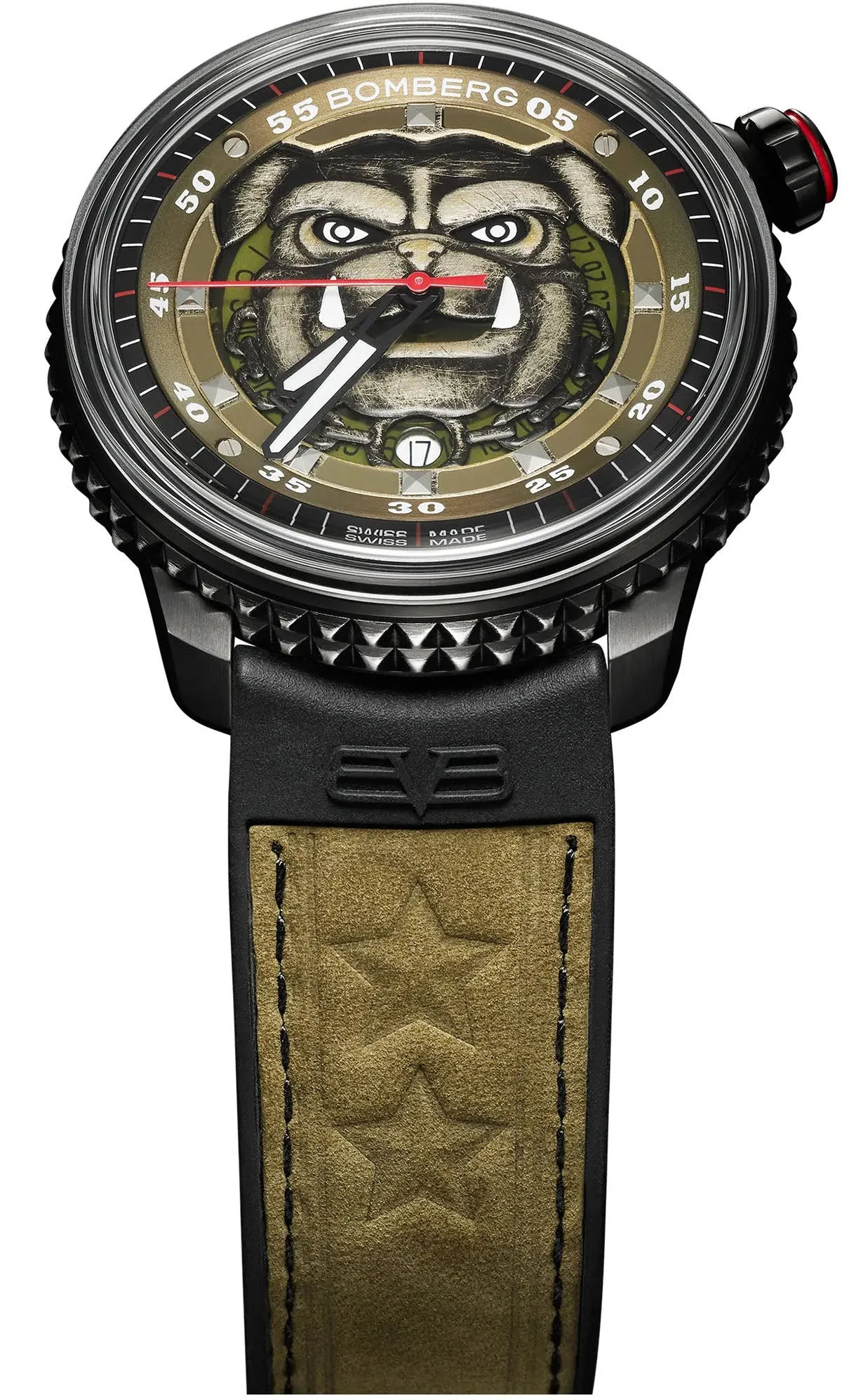 Bomberg BB-01 Auto Military Bulldog Limited Edition Watch sold by Jura Watches product image thumbnail 3