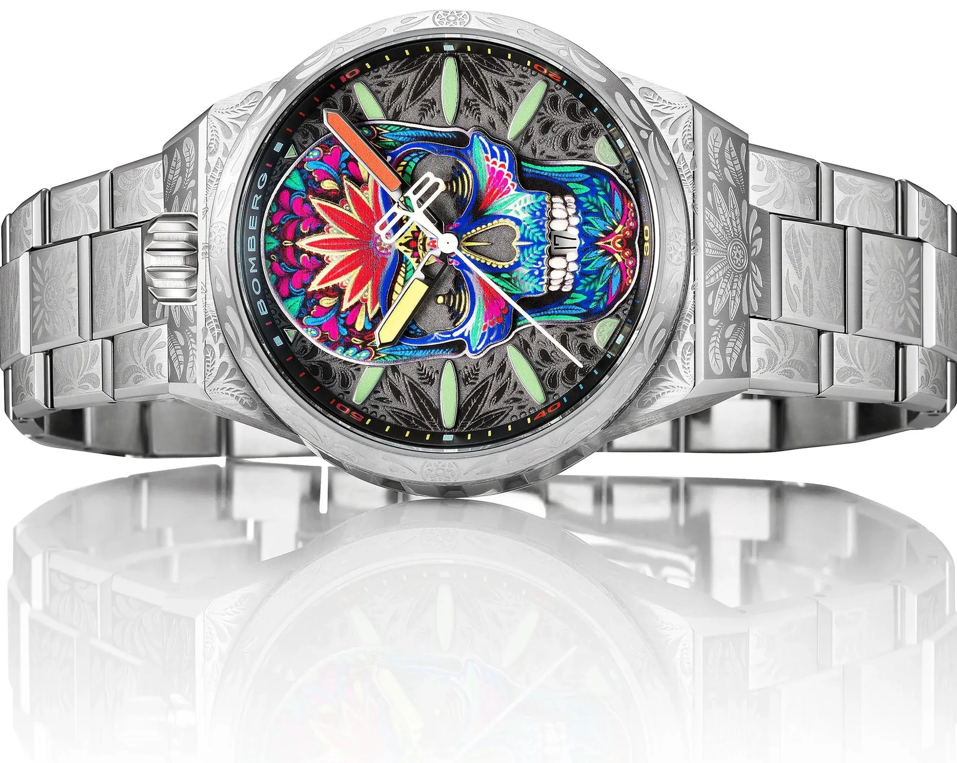 Bomberg Bolt-68 Neo Tattooed Skul II Limited Edition Watch sold by Jura Watches product image thumbnail 2