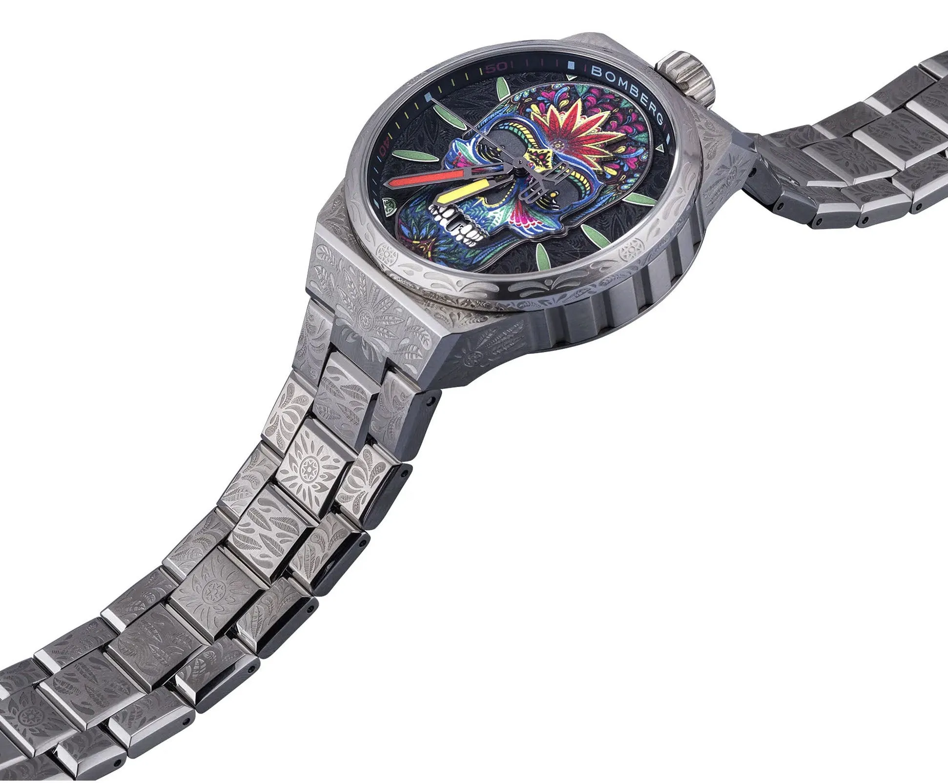 Bomberg Bolt-68 Neo Tattooed Skul II Limited Edition Watch sold by Jura Watches product image thumbnail 3