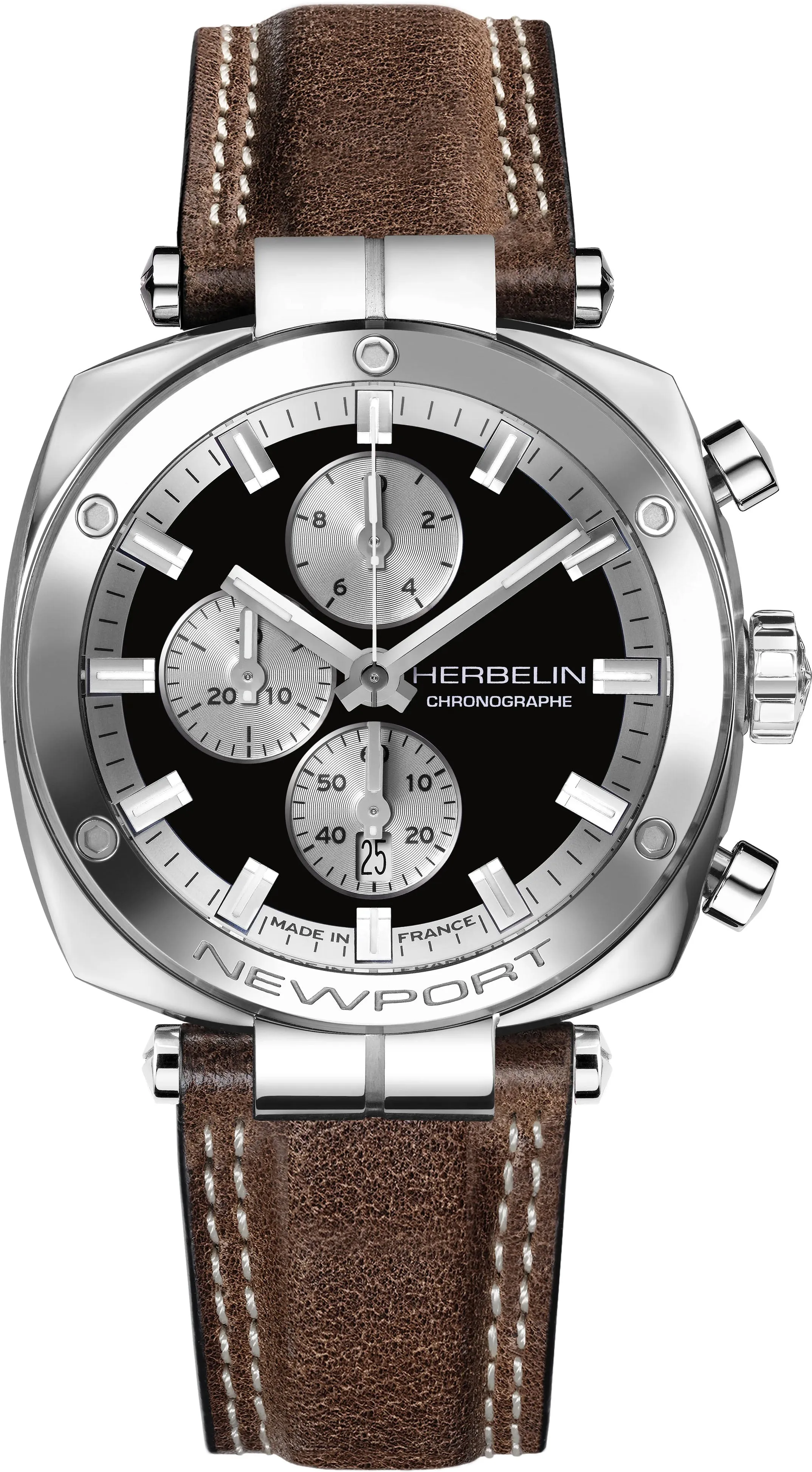 Herbelin Newport Heritage Chrono Watch sold by Jura Watches