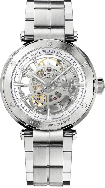 Herbelin Newport Squelette Watch made by Jura Watches