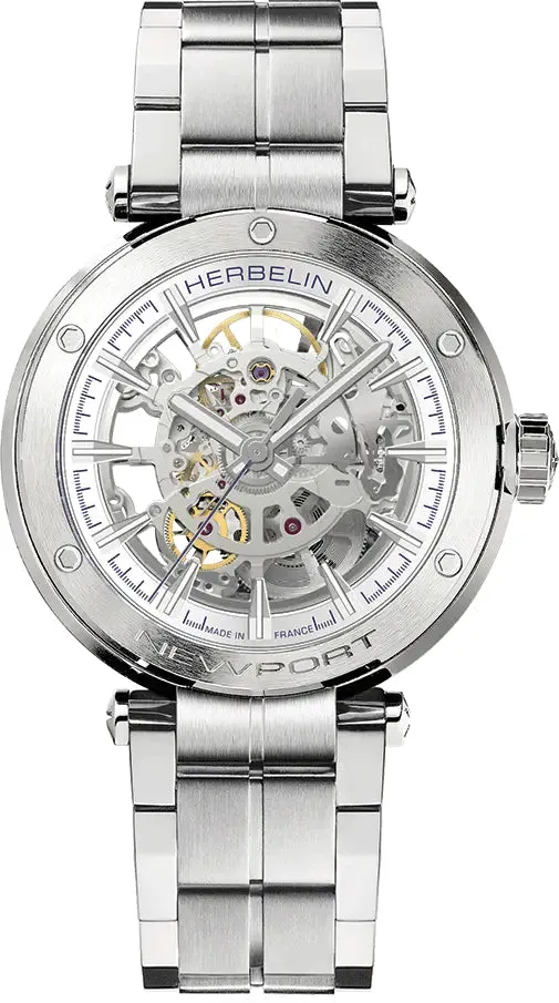 Herbelin Newport Squelette Watch sold by Jura Watches
