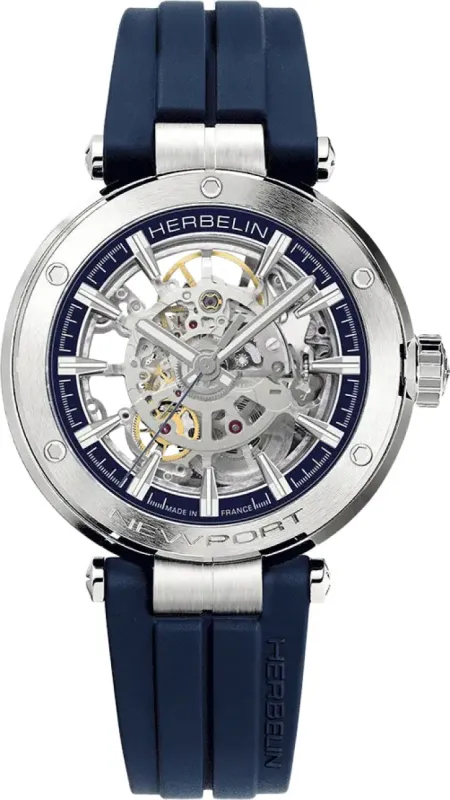 Herbelin Newport Skeleton Watch made by Jura Watches