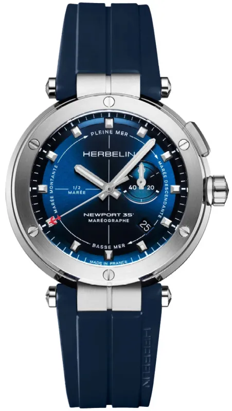 Herbelin Newport Mareographe 35th Anniversary Special Edition Watch made by Jura Watches