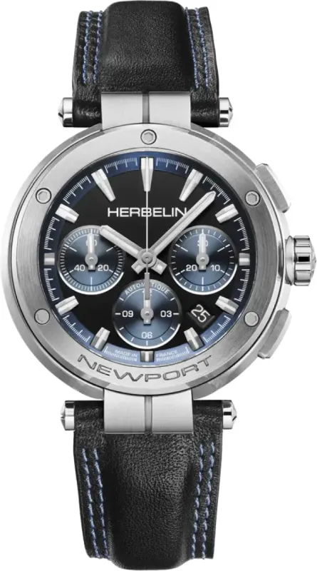 Herbelin Newport Chronograph Watch made by Jura Watches