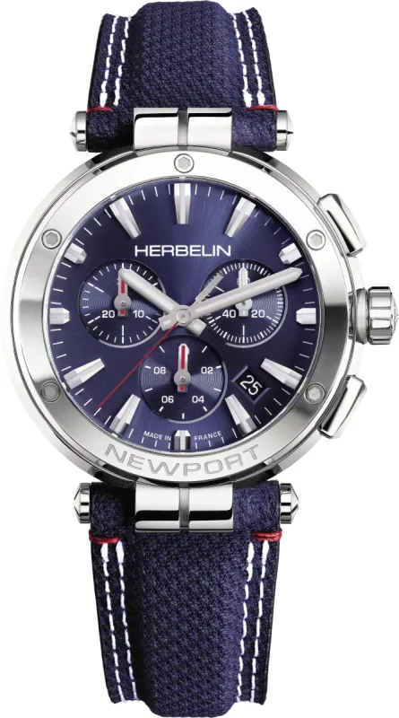 Herbelin Newport Chronograph Watch made by Jura Watches