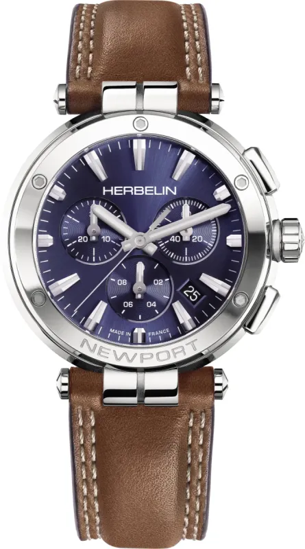 Herbelin Newport Chronograph Watch made by Jura Watches