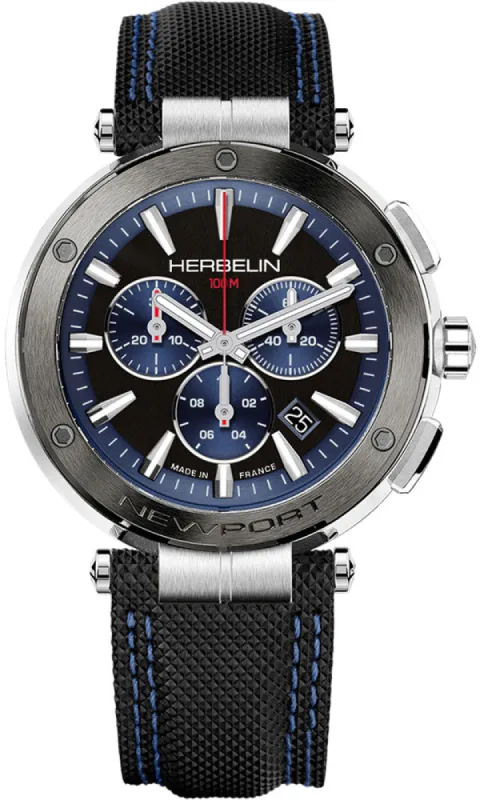 Herbelin Newport Chronograph Watch made by Jura Watches